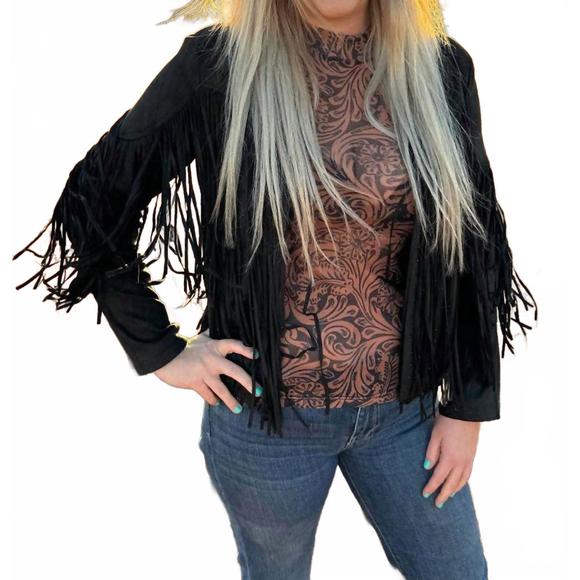 STERLING KREEK Jackets & Blazers - NEW STERLING KREEK shimmer and shine jacket in black